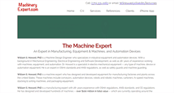 Desktop Screenshot of machineryexpert.com