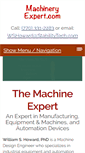 Mobile Screenshot of machineryexpert.com