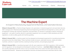 Tablet Screenshot of machineryexpert.com